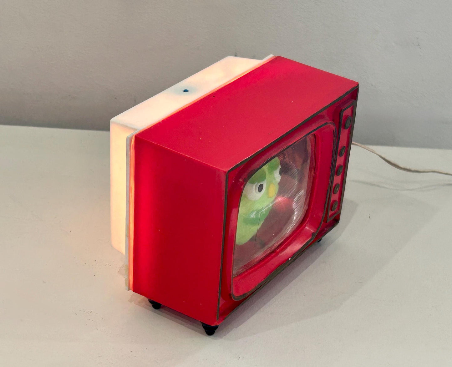 Custom Monster TV visor, deco kischt con luz.