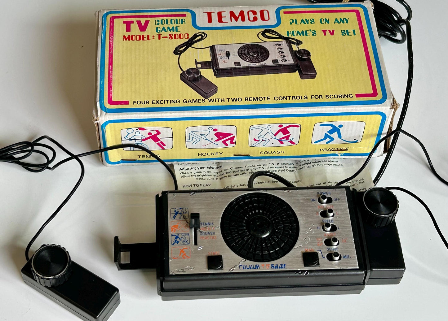 Temco TV Colour Game T-800C · Consola 1979
