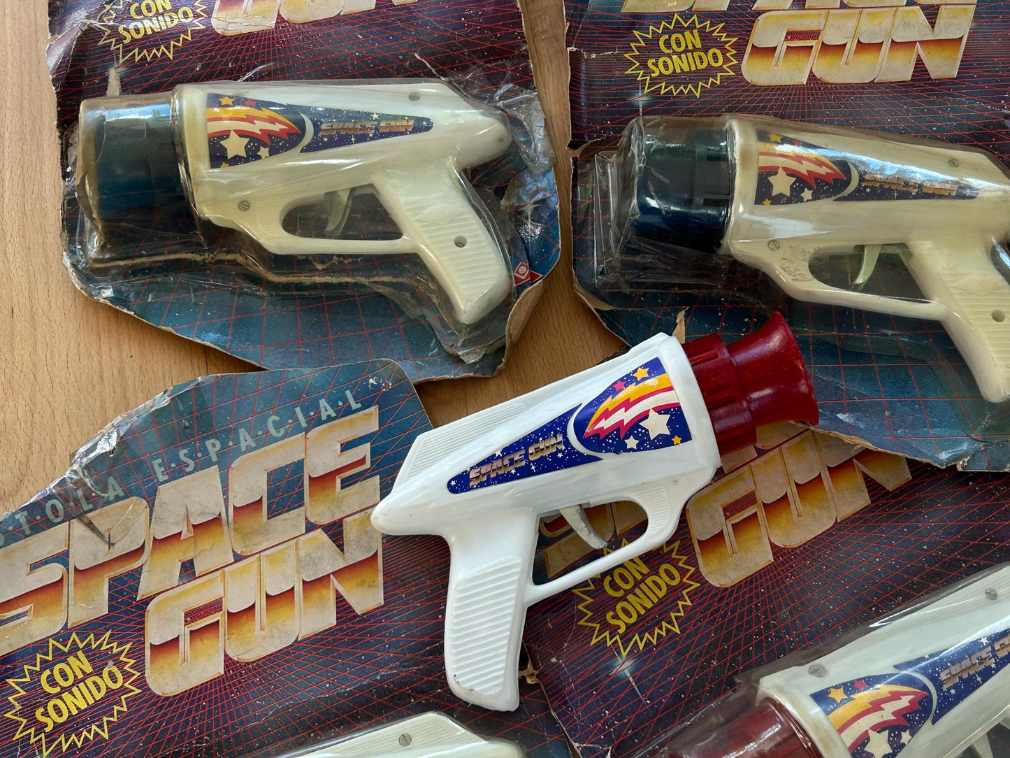 Space Gun · Pistola espacial hojalata años 70s