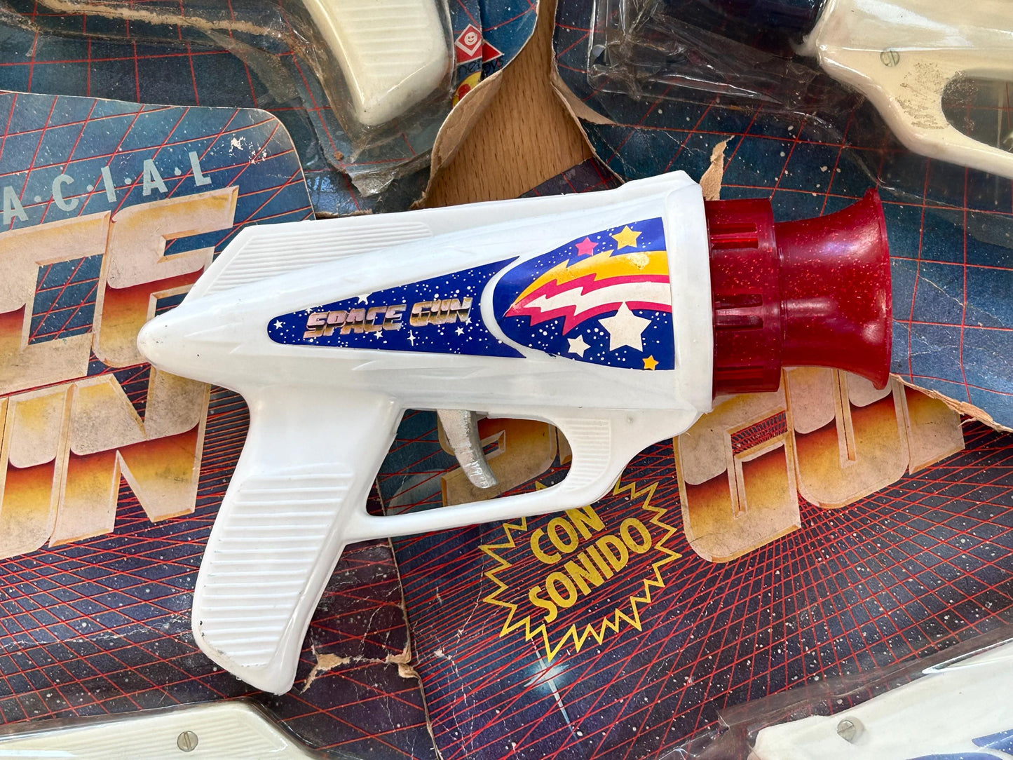 Space Gun · Pistola espacial hojalata años 70s