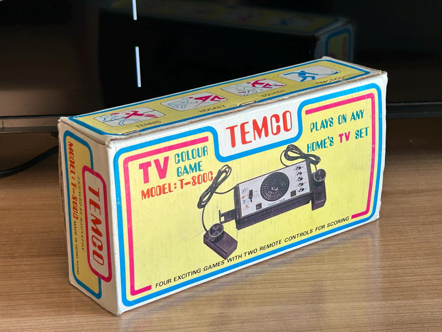 Temco TV Colour Game T-800C · Consola 1979