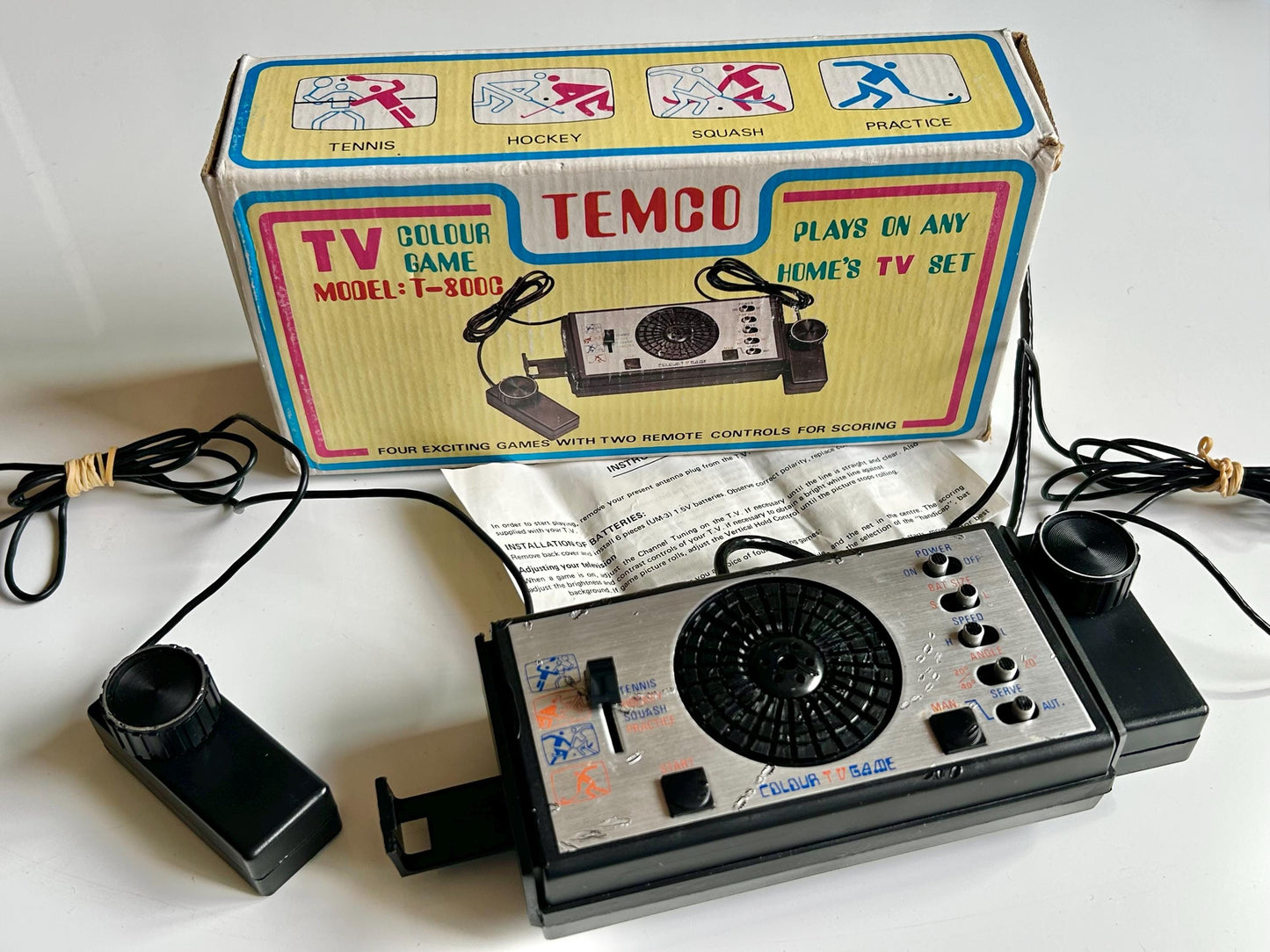 Temco TV Colour Game T-800C · Consola 1979