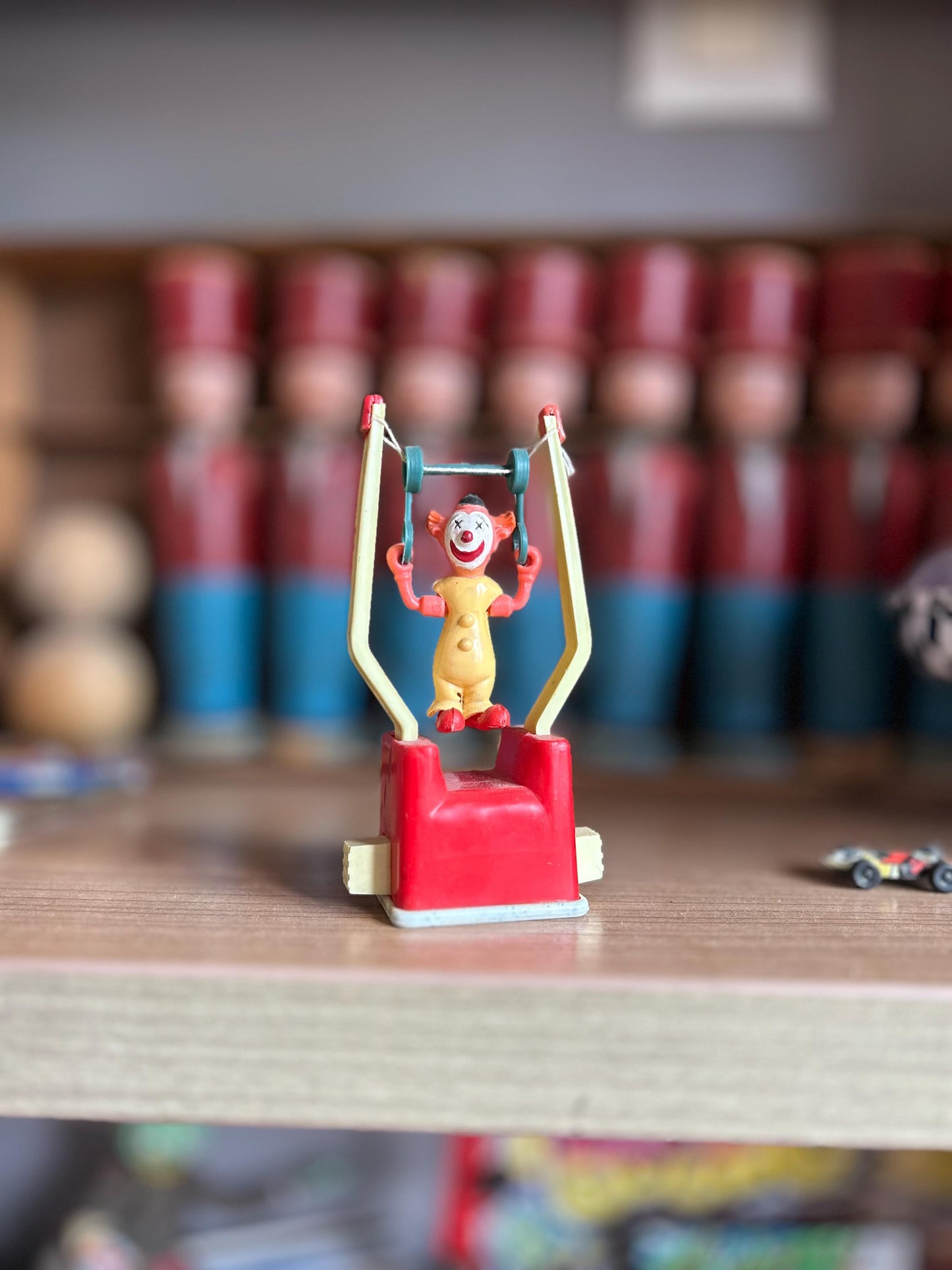 Payaso acróbata trapecista · Vintage años 60s