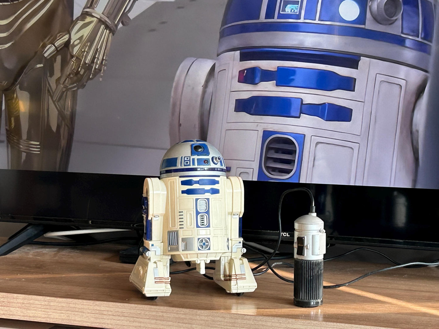 Electronic R2DC Remote Control 20cm - Star Wars Power of the Force - Hasbro 1997