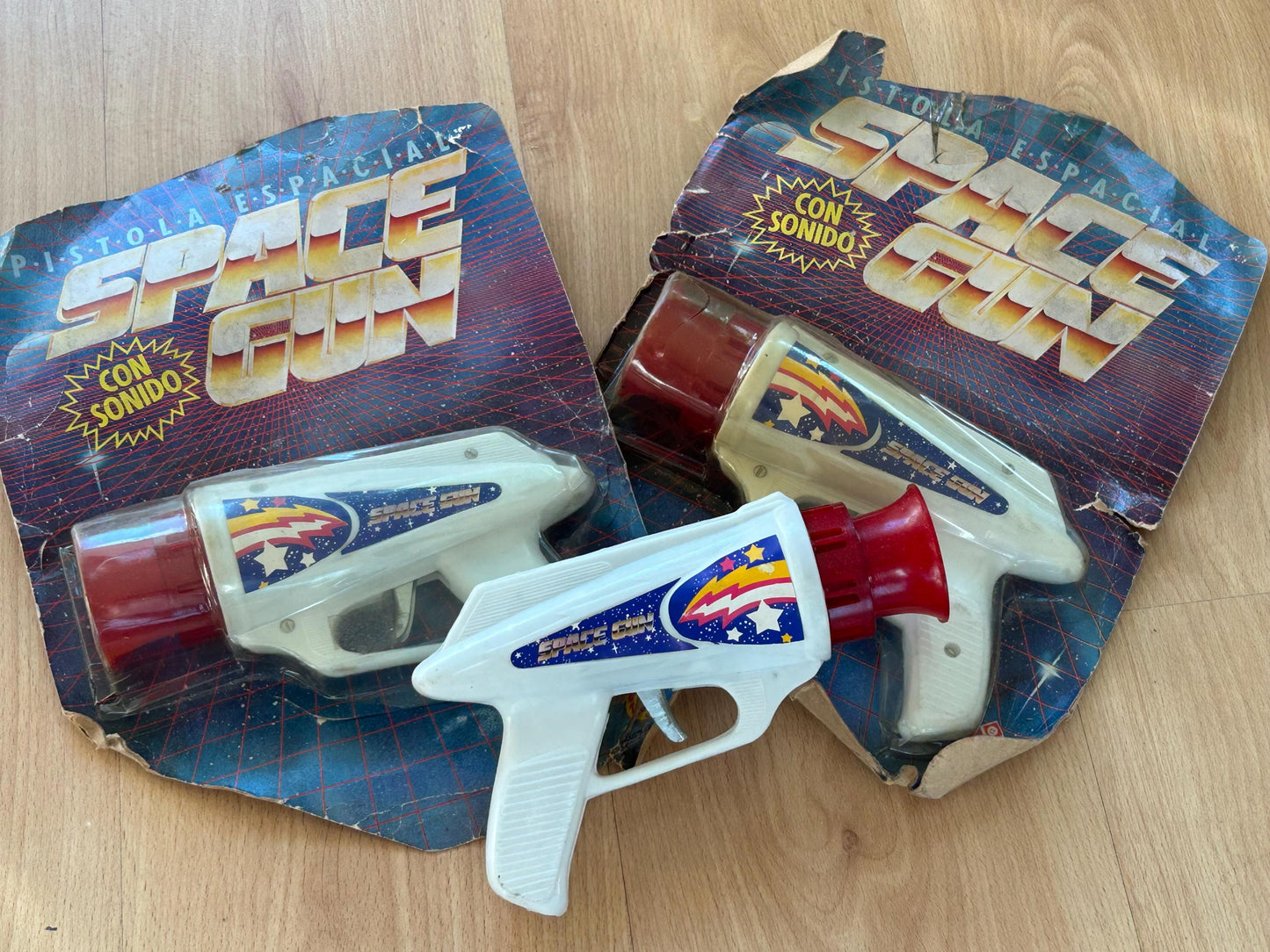 Space Gun · Pistola espacial hojalata años 70s