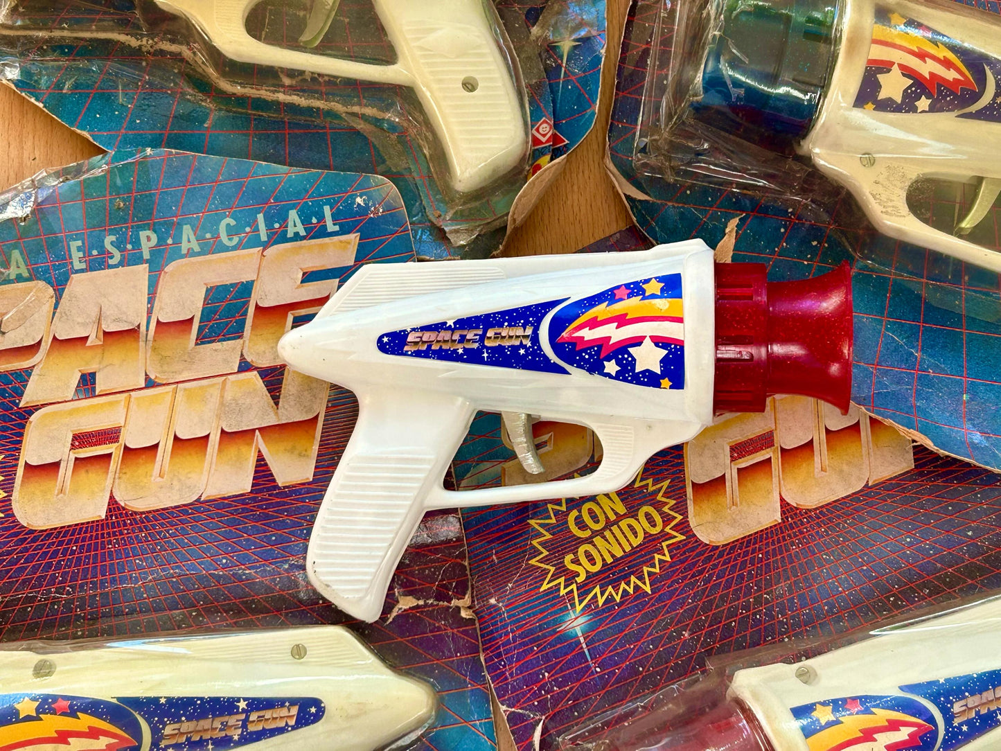 Space Gun · Pistola espacial hojalata años 70s