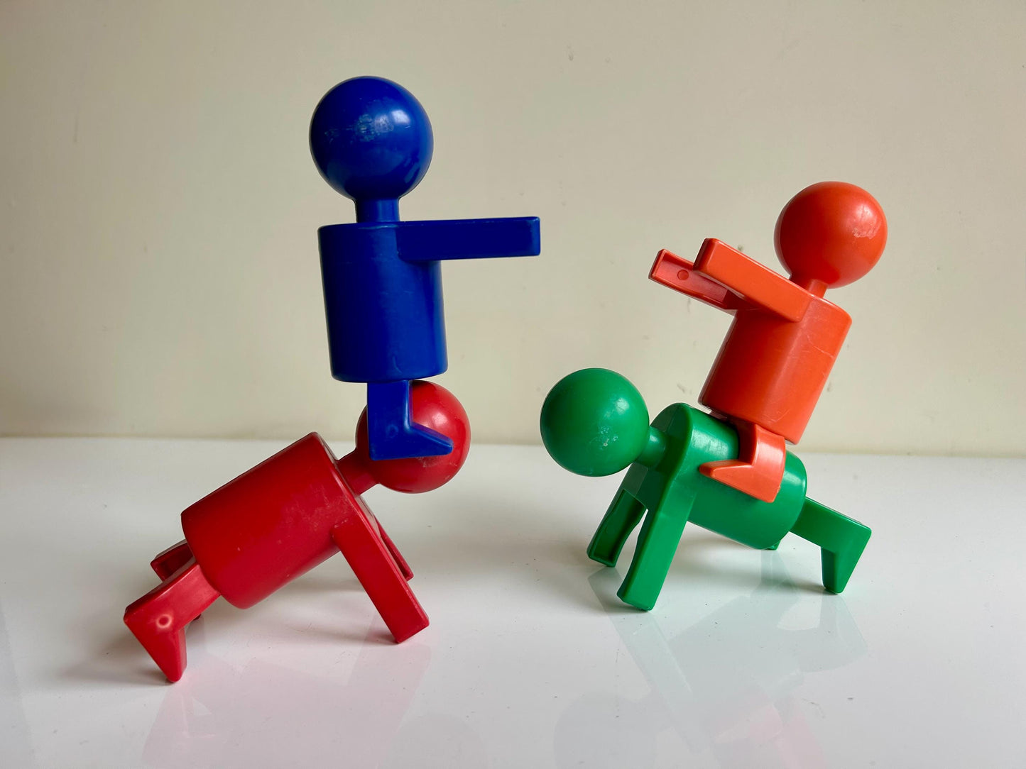 Muñecos apilables japoneses · Vintage años 70s