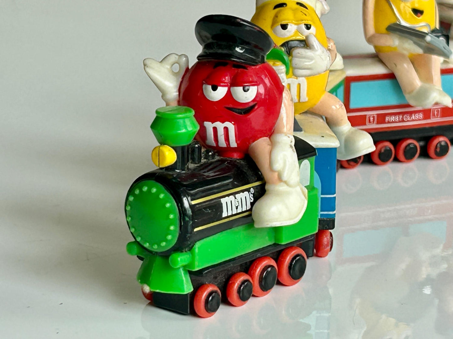Set figuras M&M's Tren vintage · 1989