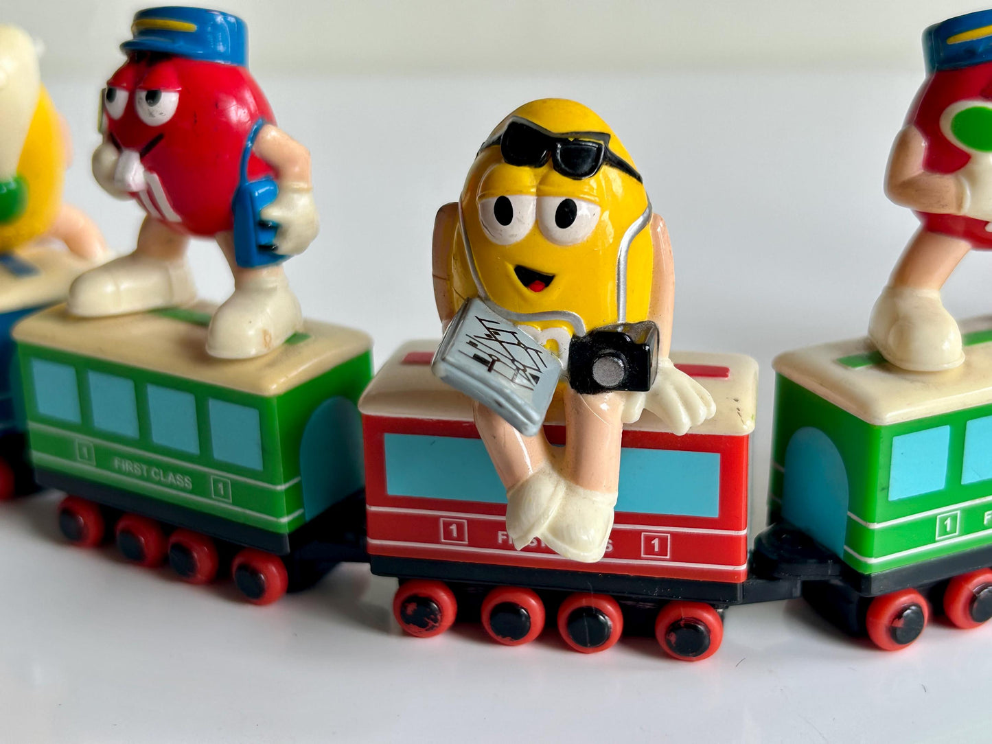 Set figuras M&M's Tren vintage · 1989