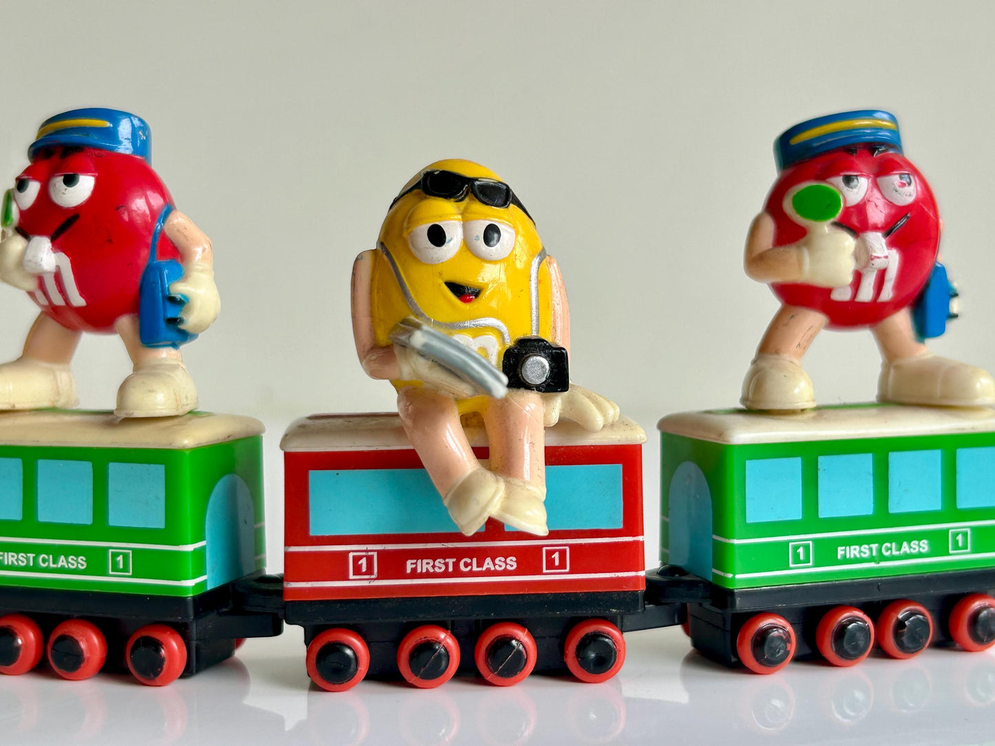 Set figuras M&M's Tren vintage · 1989