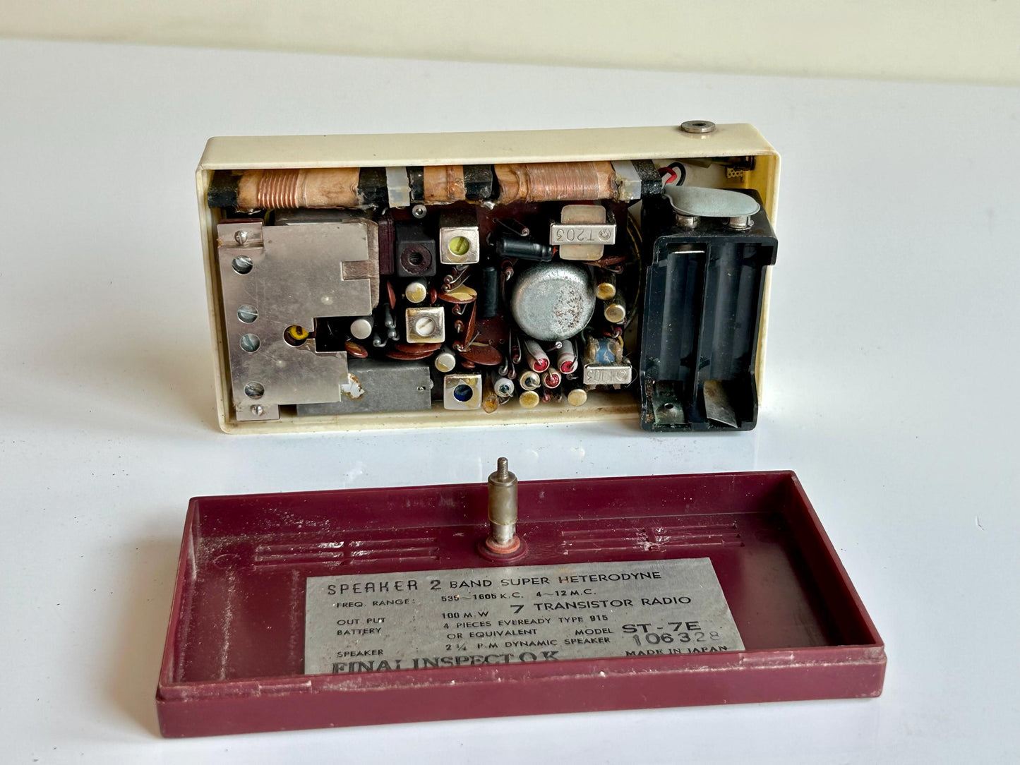 Radio Speaker ST-7E · 7 transistores Japón 60s