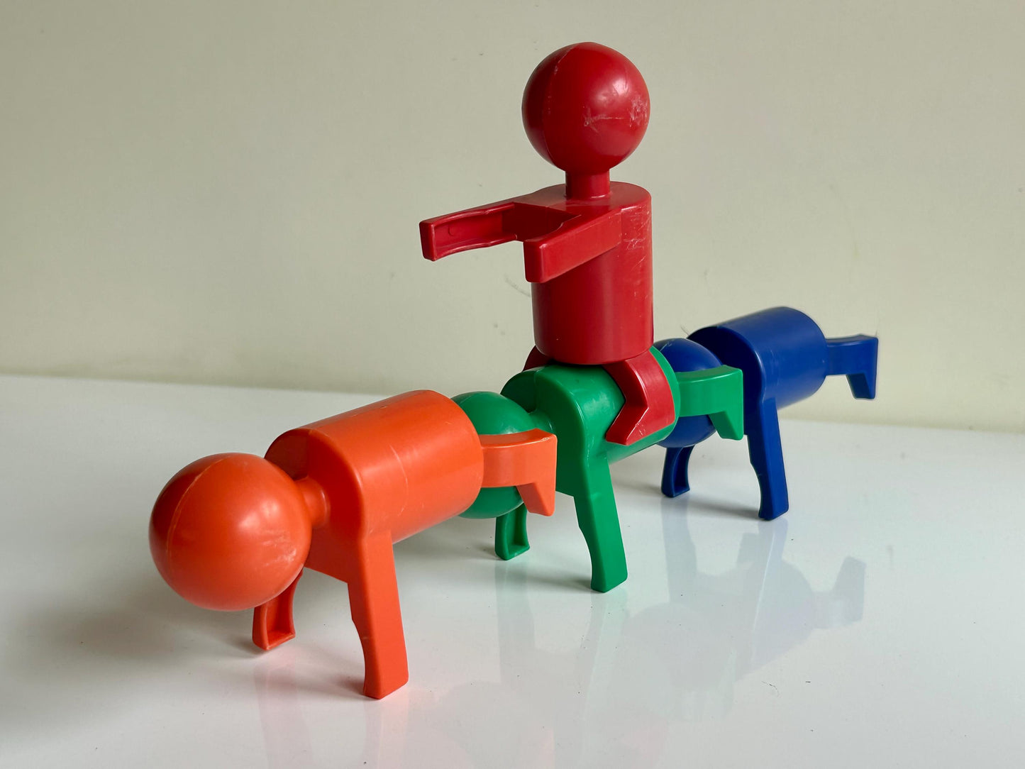 Muñecos apilables japoneses · Vintage años 70s