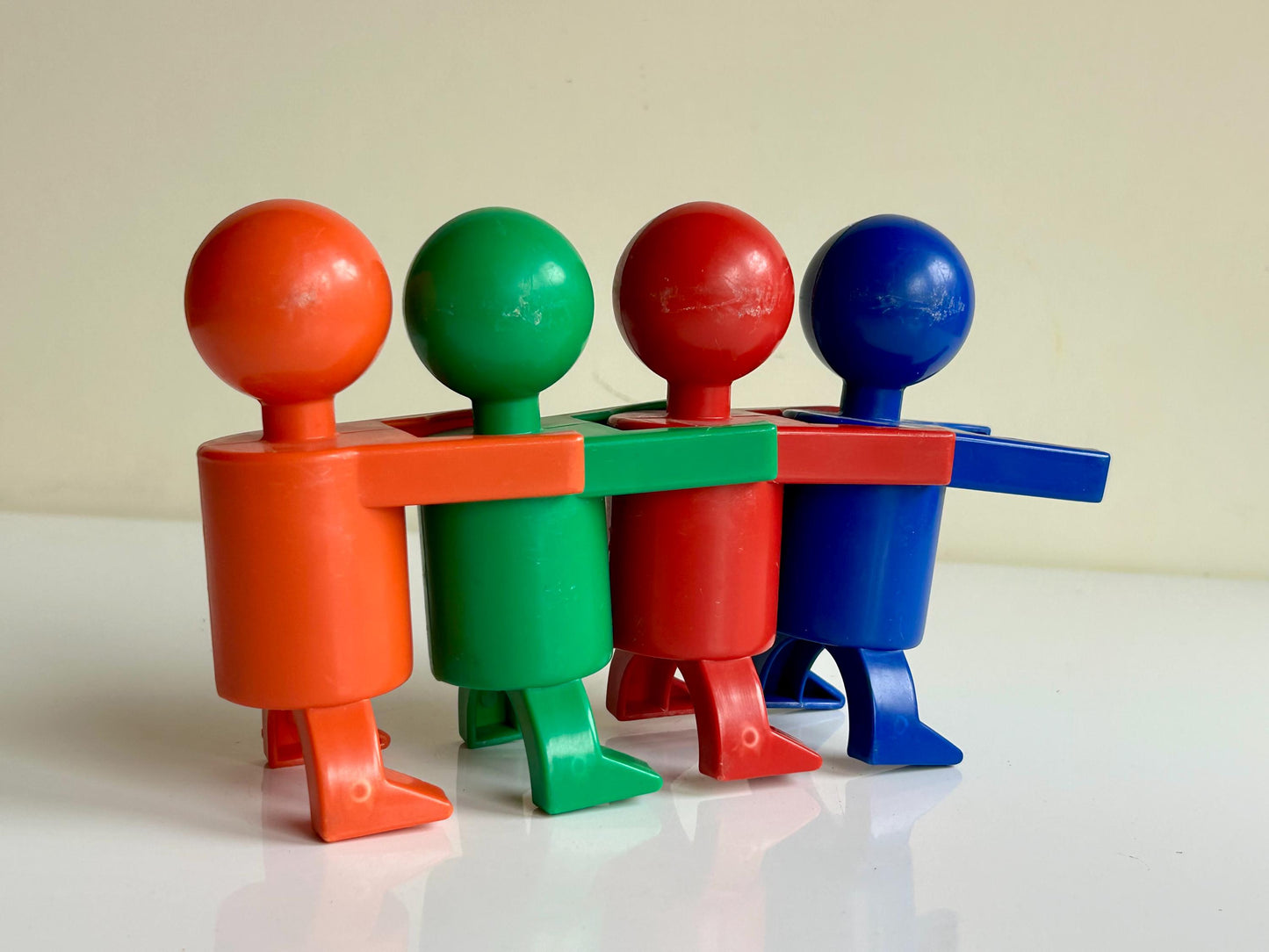 Muñecos apilables japoneses · Vintage años 70s