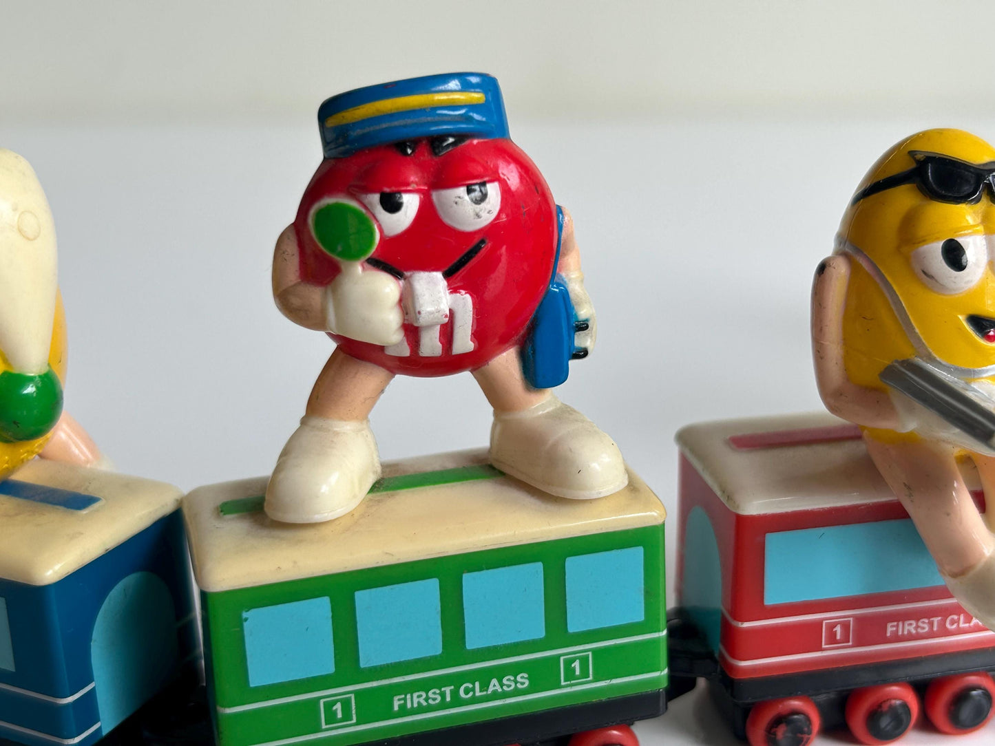 Set figuras M&M's Tren vintage · 1989