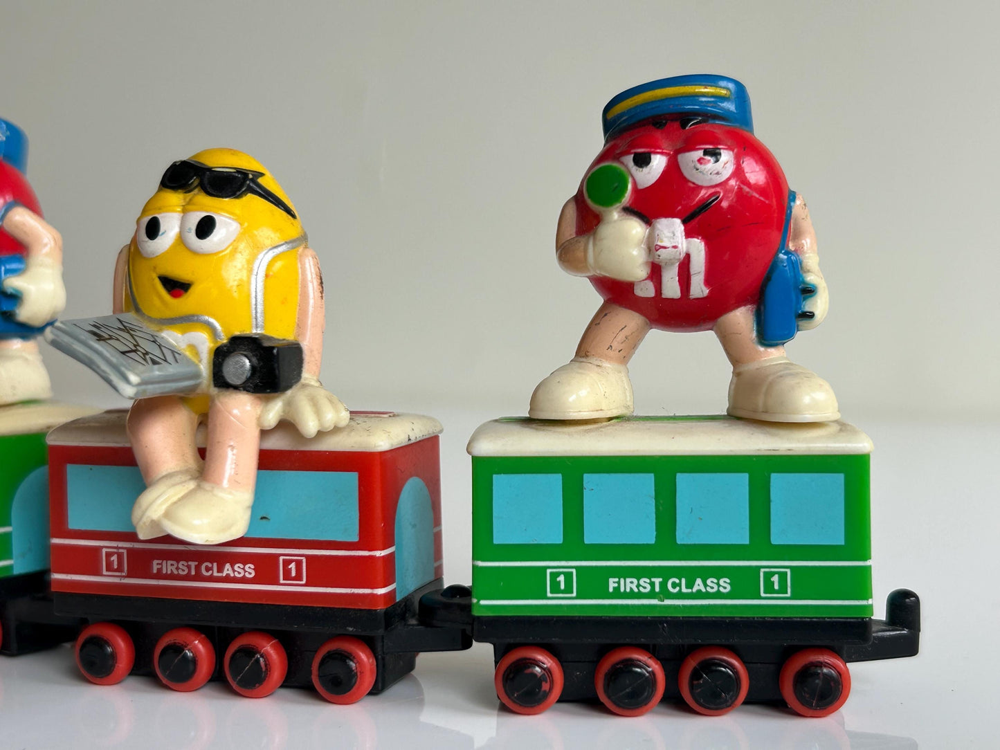 Set figuras M&M's Tren vintage · 1989
