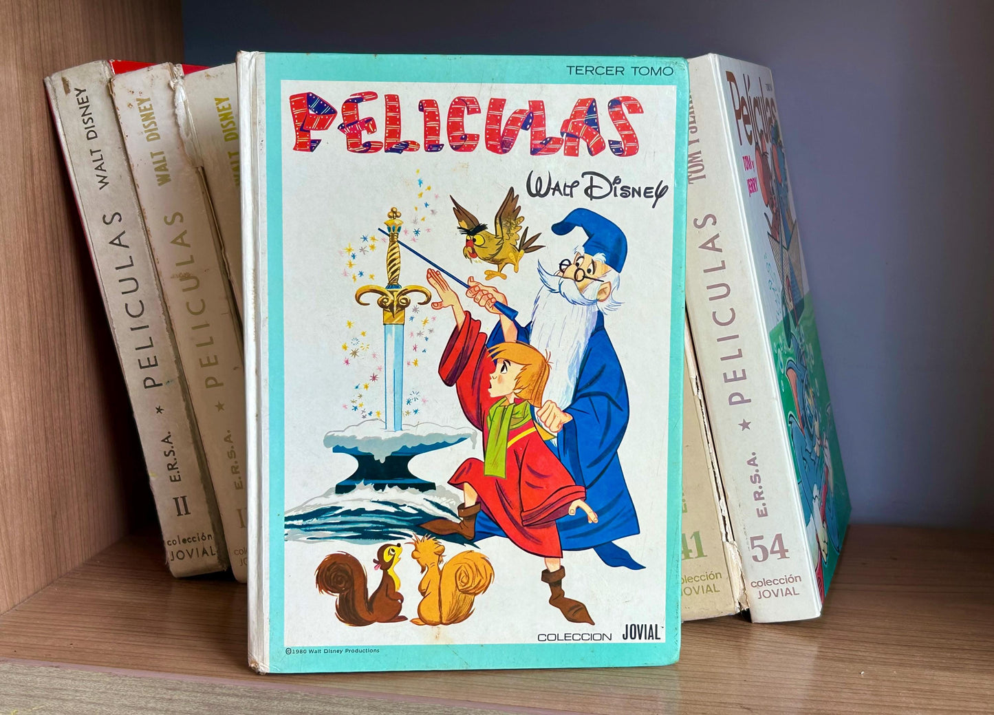 Películas Walt Disney · Editorial Jovial años 80s