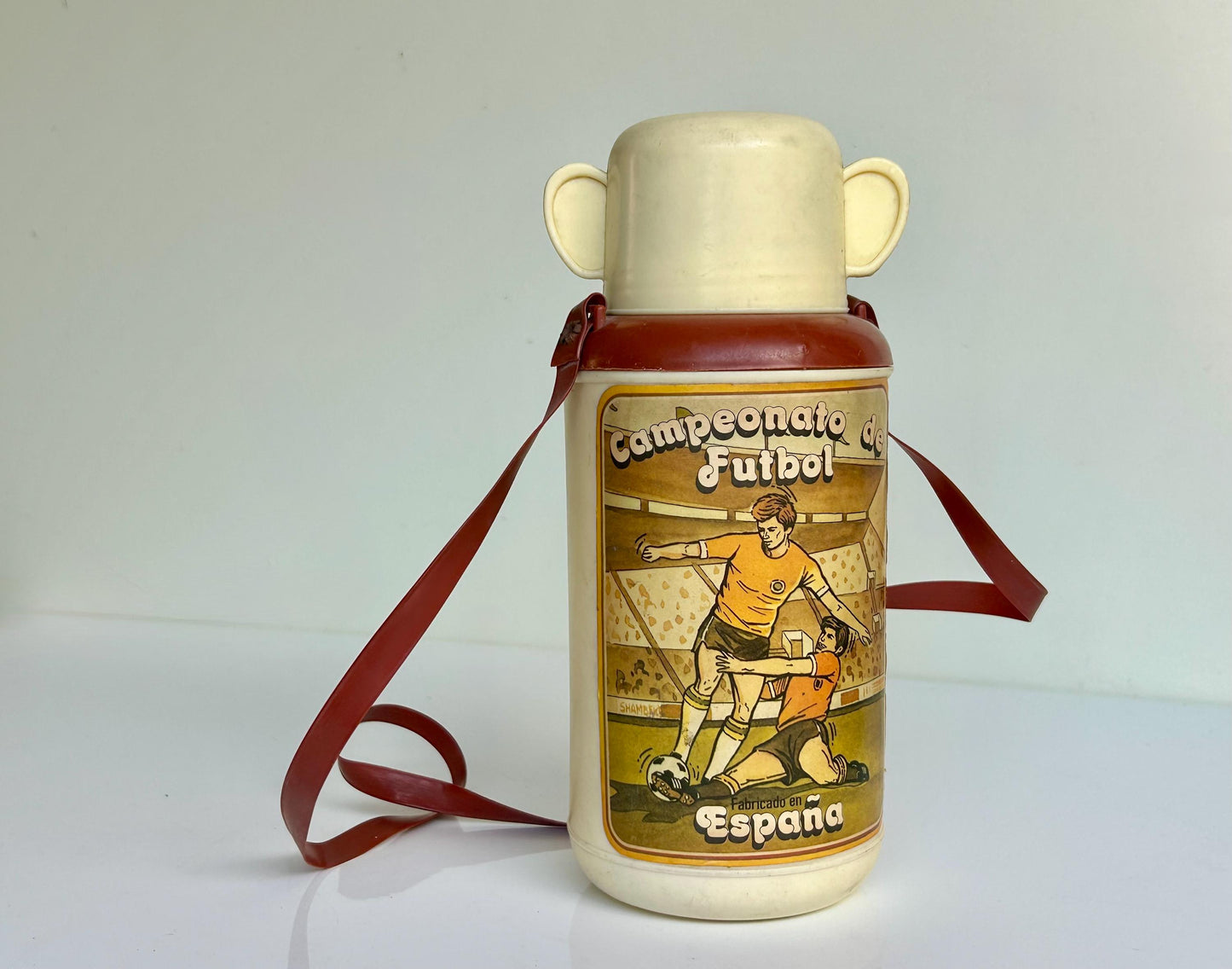 Cantimplora Campeonato Fútbol España · Años 70