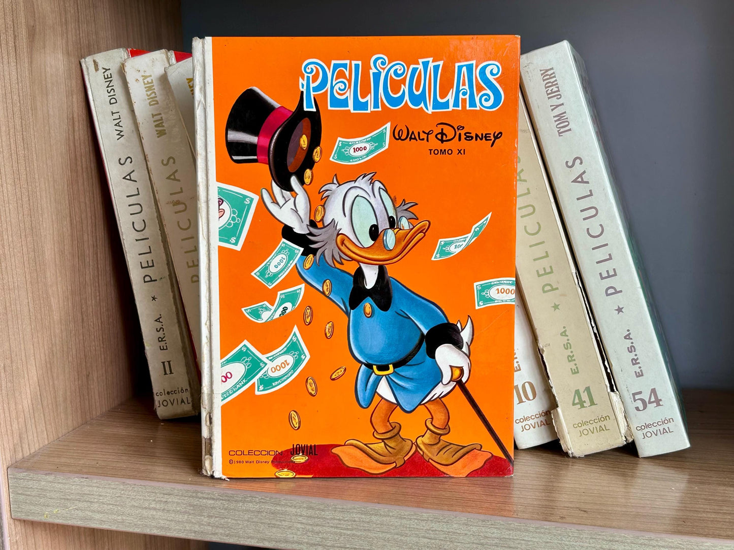 Películas Walt Disney · Editorial Jovial años 80s