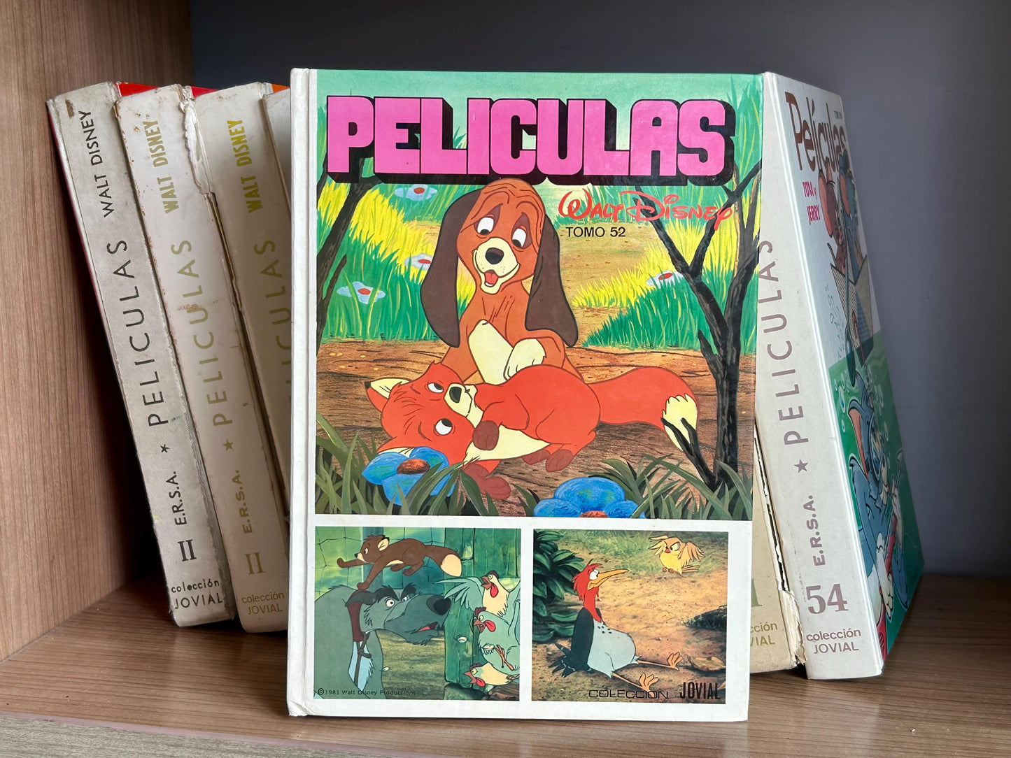 Películas Walt Disney · Editorial Jovial años 80s
