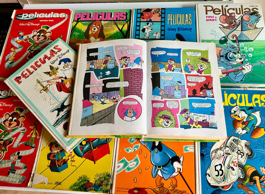 Libros “Películas” Walt Disney de Editorial Jovial – Tomos Vintage (Años 80)