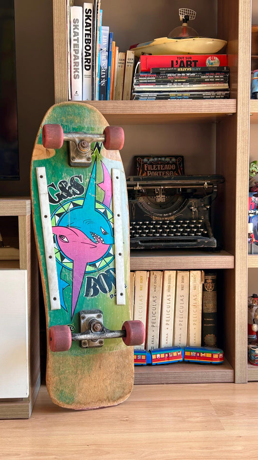Skateboard Vintage 1988 G&S Bod Boyle | Tabla Completa Original de los 80s, Pieza de Colección y Decoración Skate Old School Gordon Smith