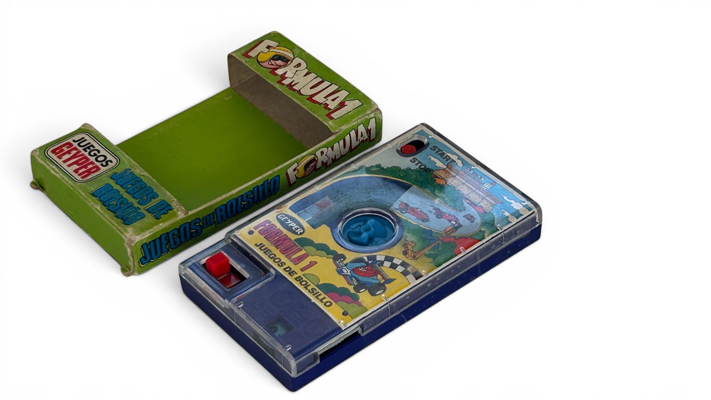 Pocketeers F1 + Bola Catch · Geyper/TOMY 1978