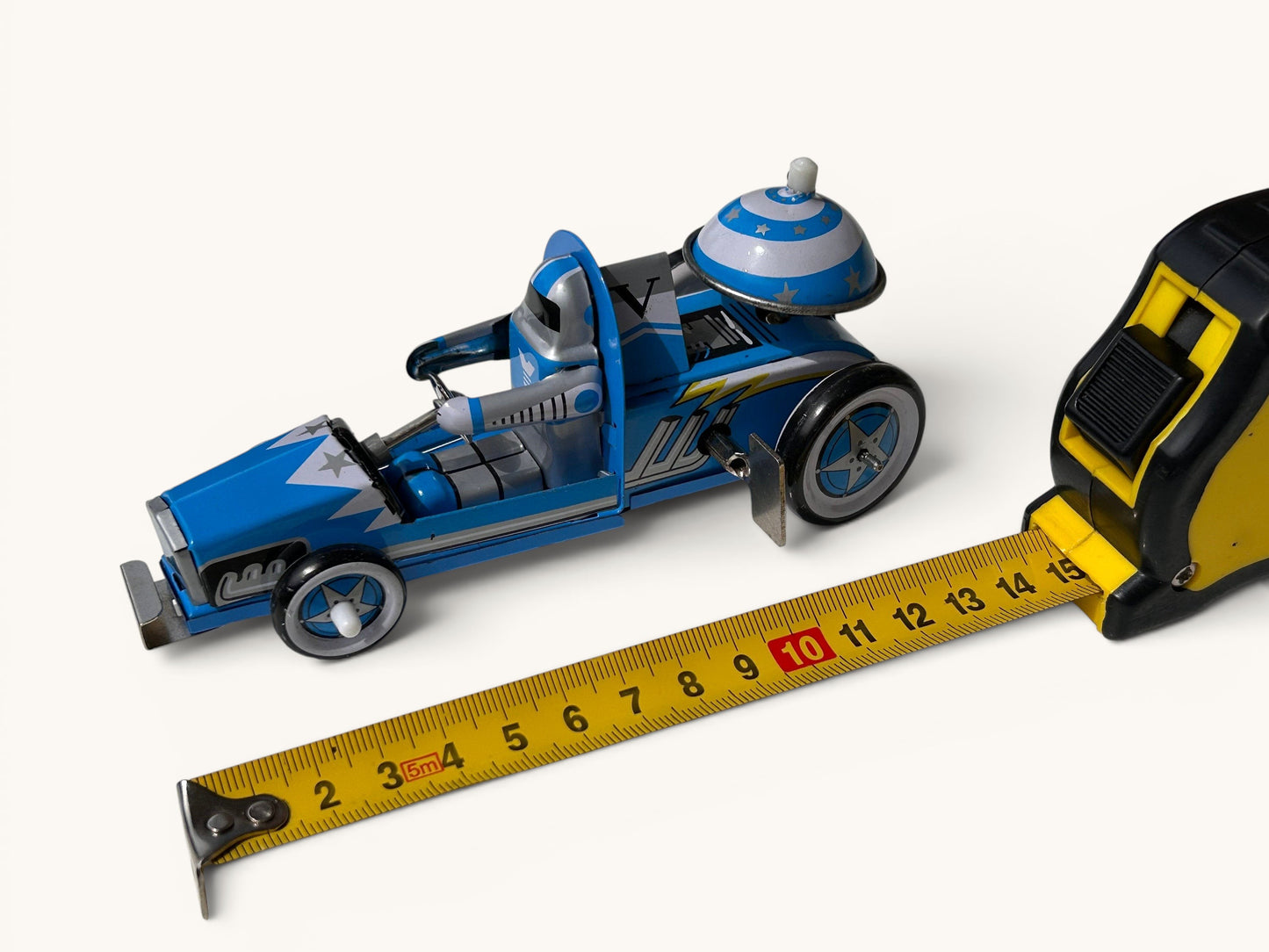 Space Race Car · Hojalata a cuerda con sirena