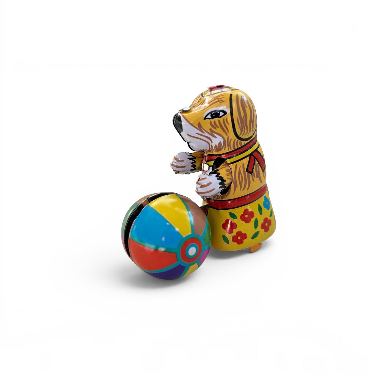 Perrito con pelota · Hojalata a cuerda