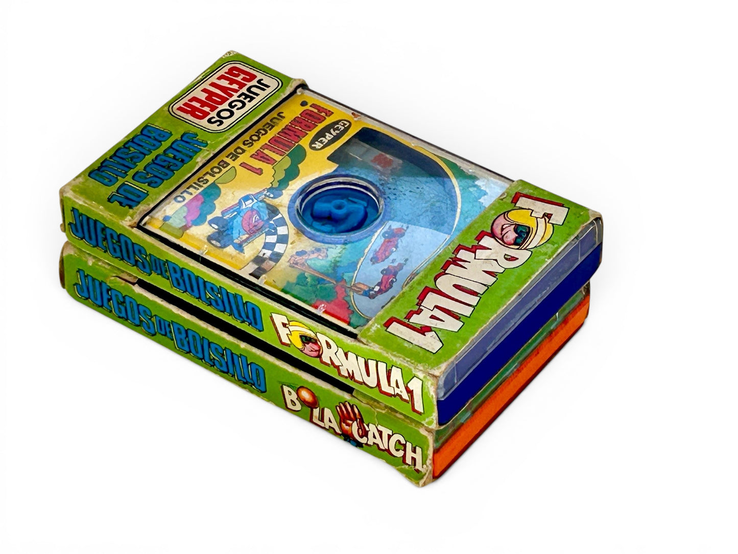 Pocketeers F1 + Bola Catch · Geyper/TOMY 1978