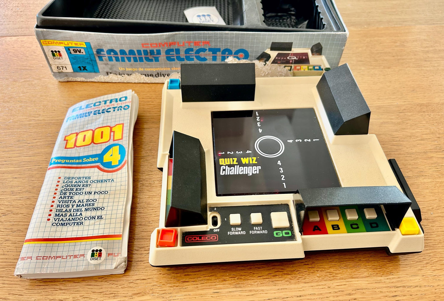 Coleco Family Quiz Game · Juego electrónico 1983