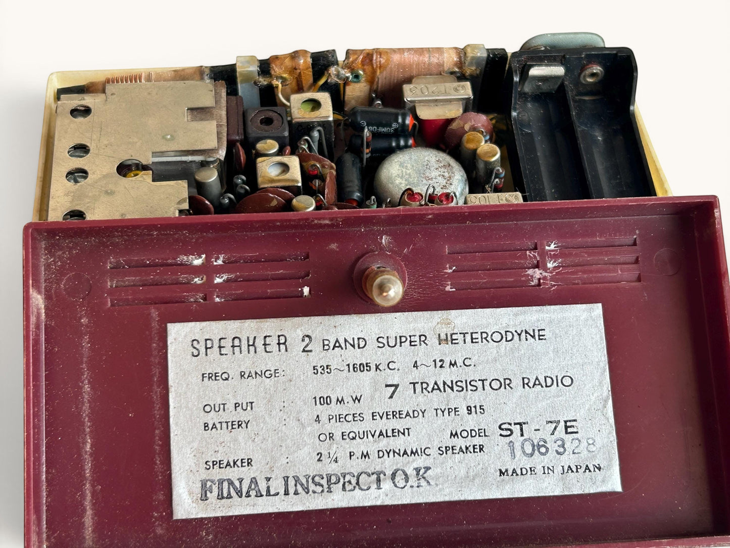 Radio Speaker ST-7E · 7 transistores Japón 60s