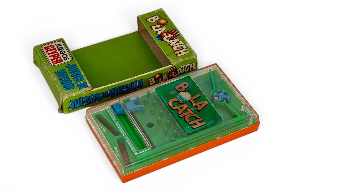 Pocketeers F1 + Bola Catch · Geyper/TOMY 1978