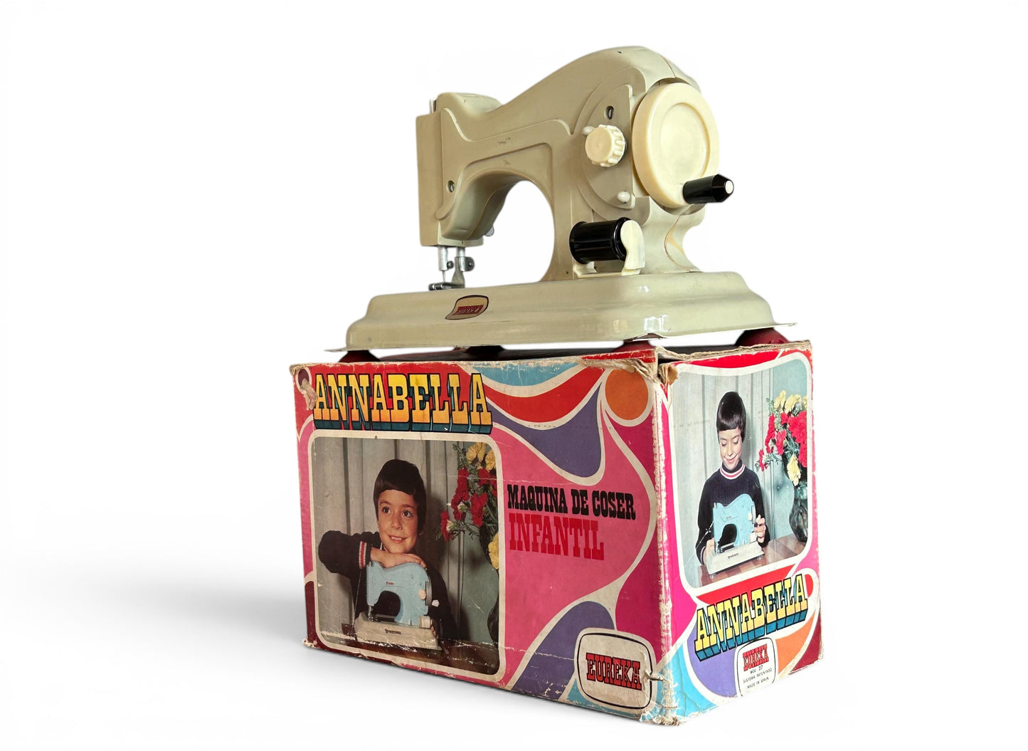 Máquina de coser juguete · España años 80s