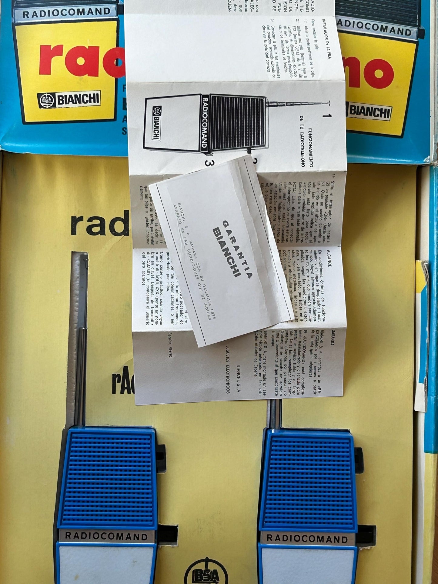 Walkie Talkie Bianchi · España 1970