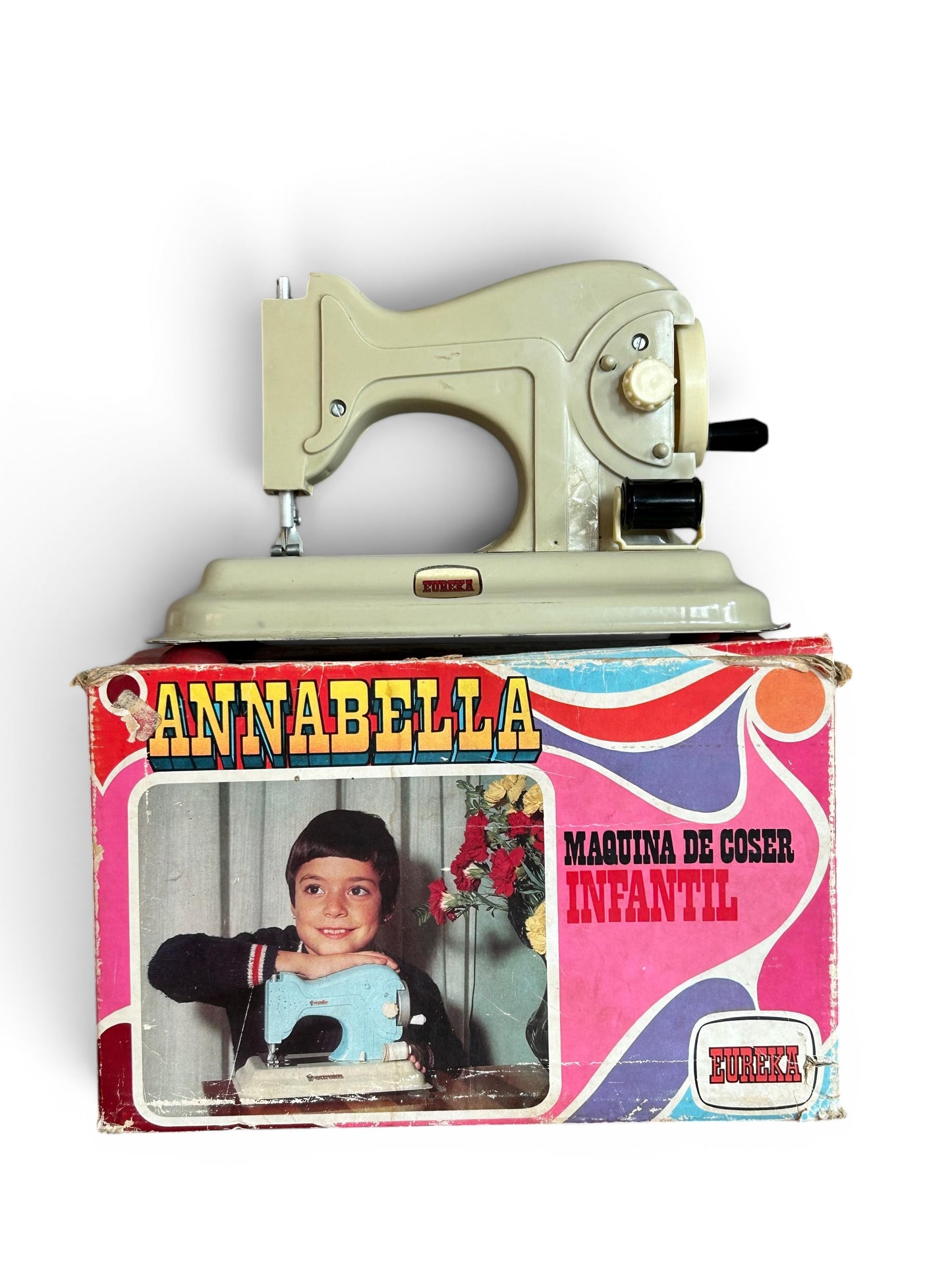 Máquina de coser juguete · España años 80s