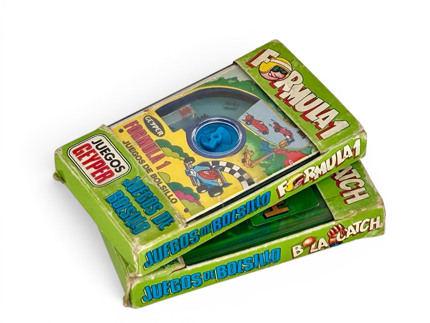 Pocketeers F1 + Bola Catch · Geyper/TOMY 1978