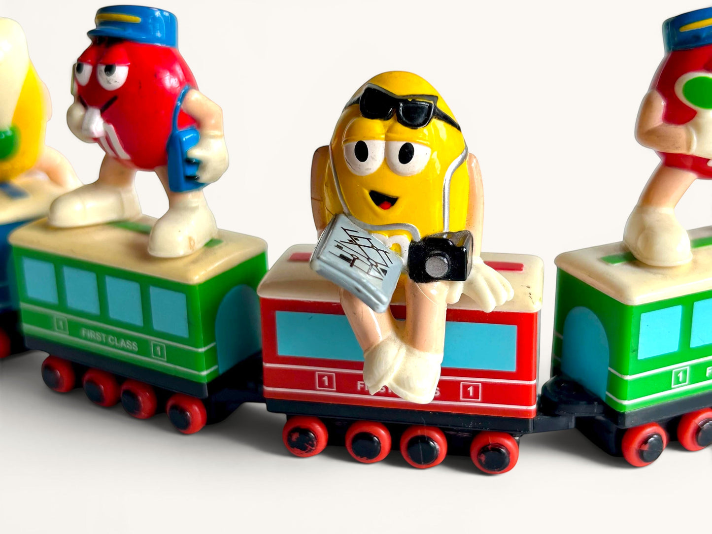 Set figuras M&M's Tren vintage · 1989