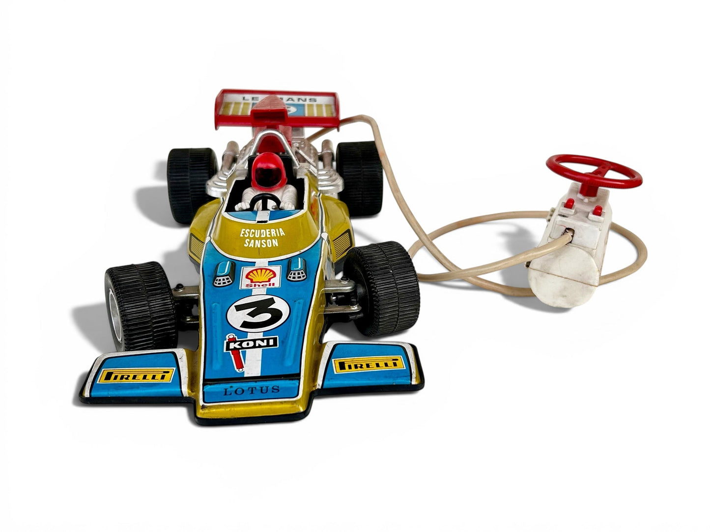 Lotus F1 hojalata con mando · Ideal España 70s