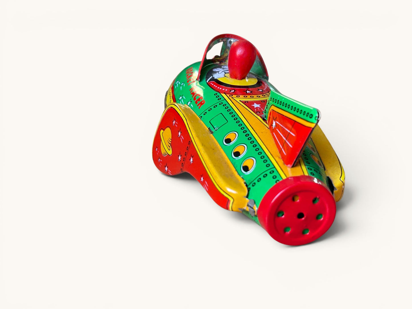 Rocket Racer · Cohete hojalata a fricción