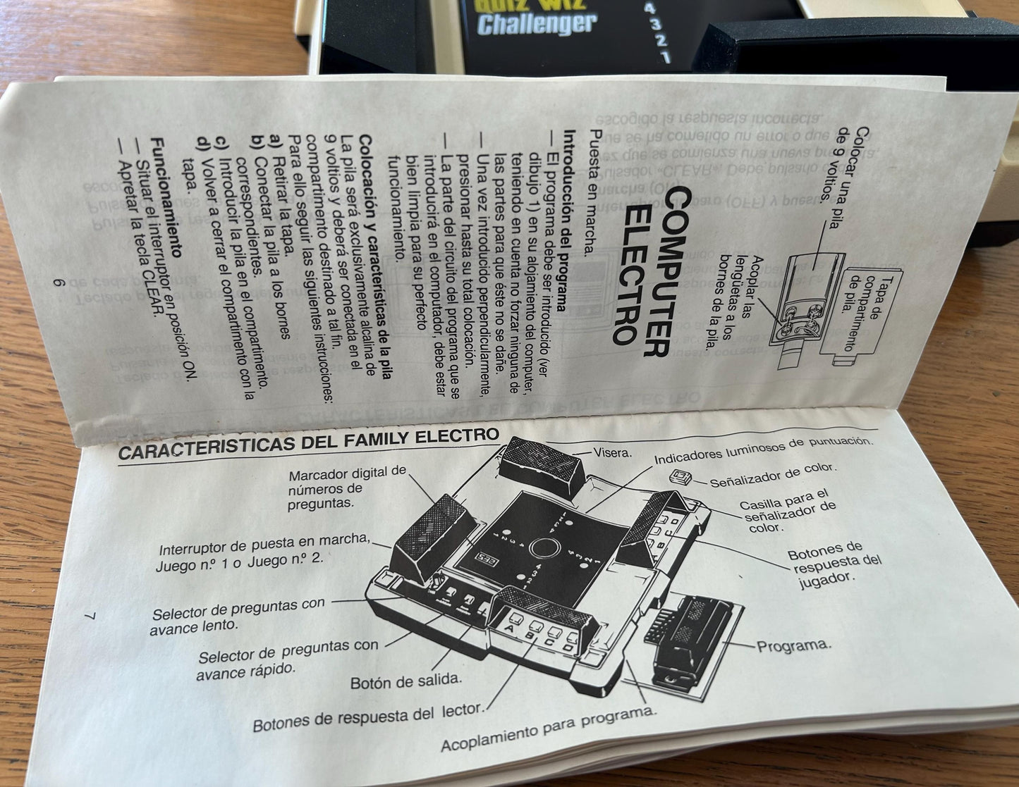Coleco Family Quiz Game · Juego electrónico 1983
