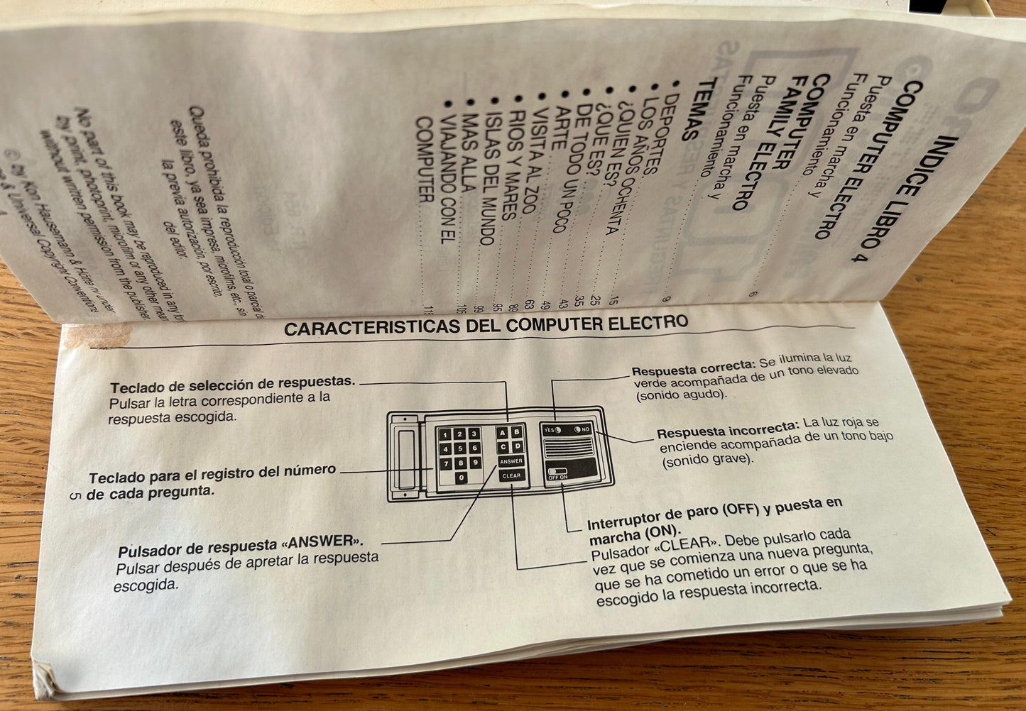 Coleco Family Quiz Game · Juego electrónico 1983