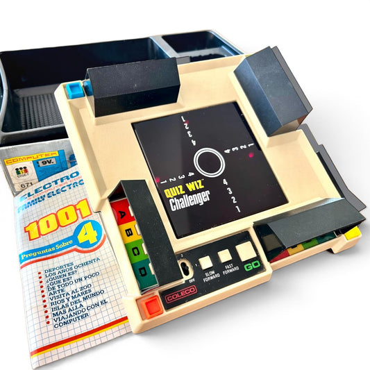 Coleco Computer Family Quiz Game, 1001 preguntas y respuestas. Juego electrónico Vintage 1983