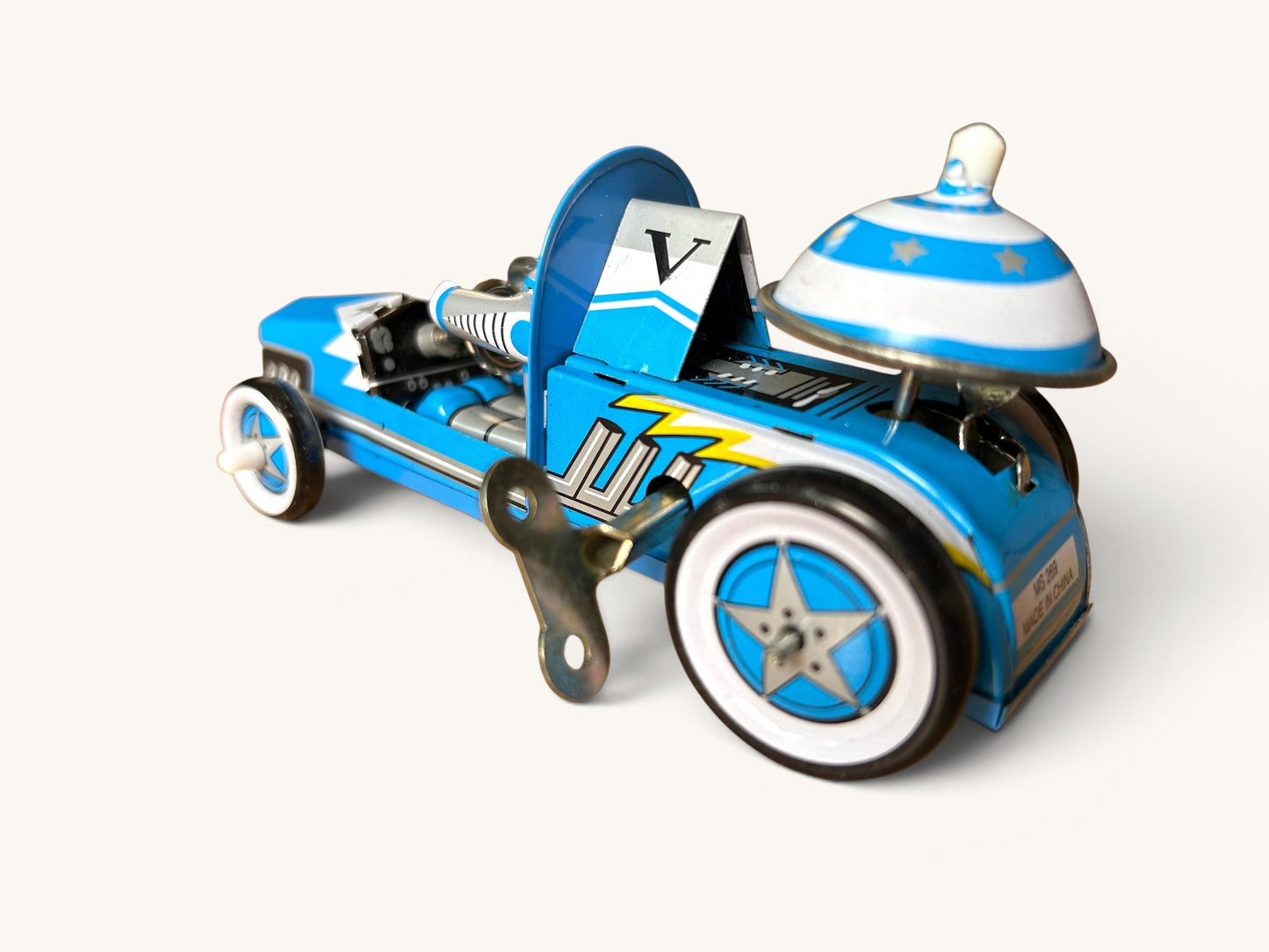 Space Race Car · Hojalata a cuerda con sirena