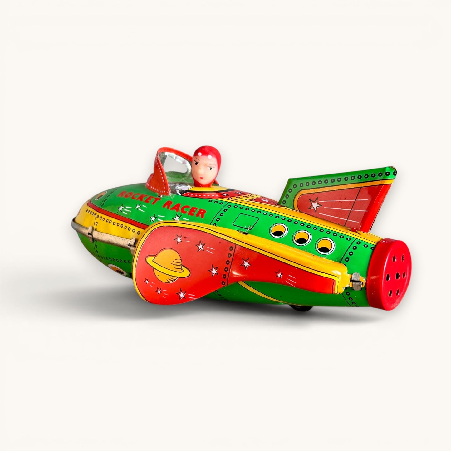 Rocket Racer · Cohete hojalata a fricción