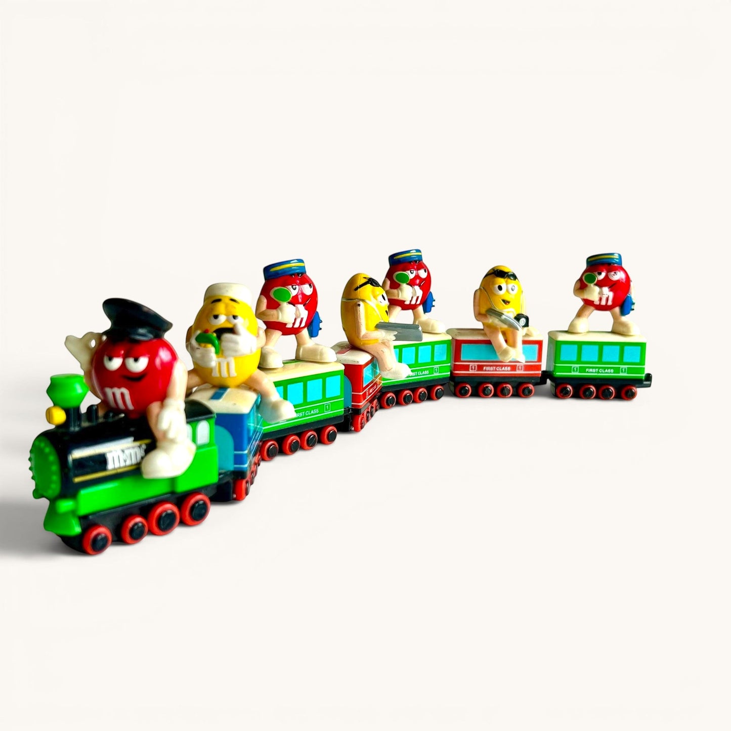 Set figuras M&M's Tren vintage · 1989