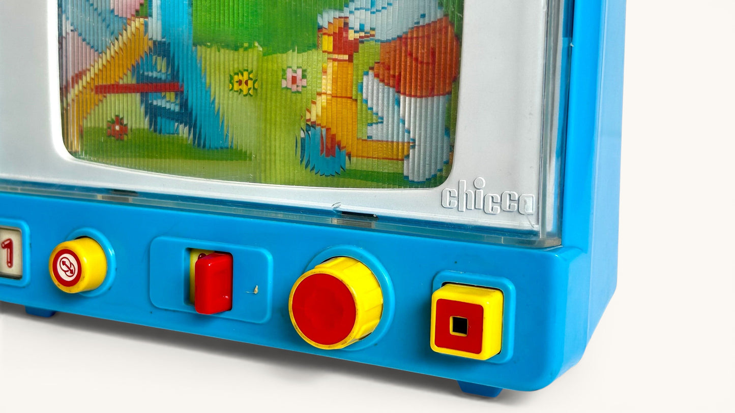 Chicco Magic Video · TV juguete lenticular 80s