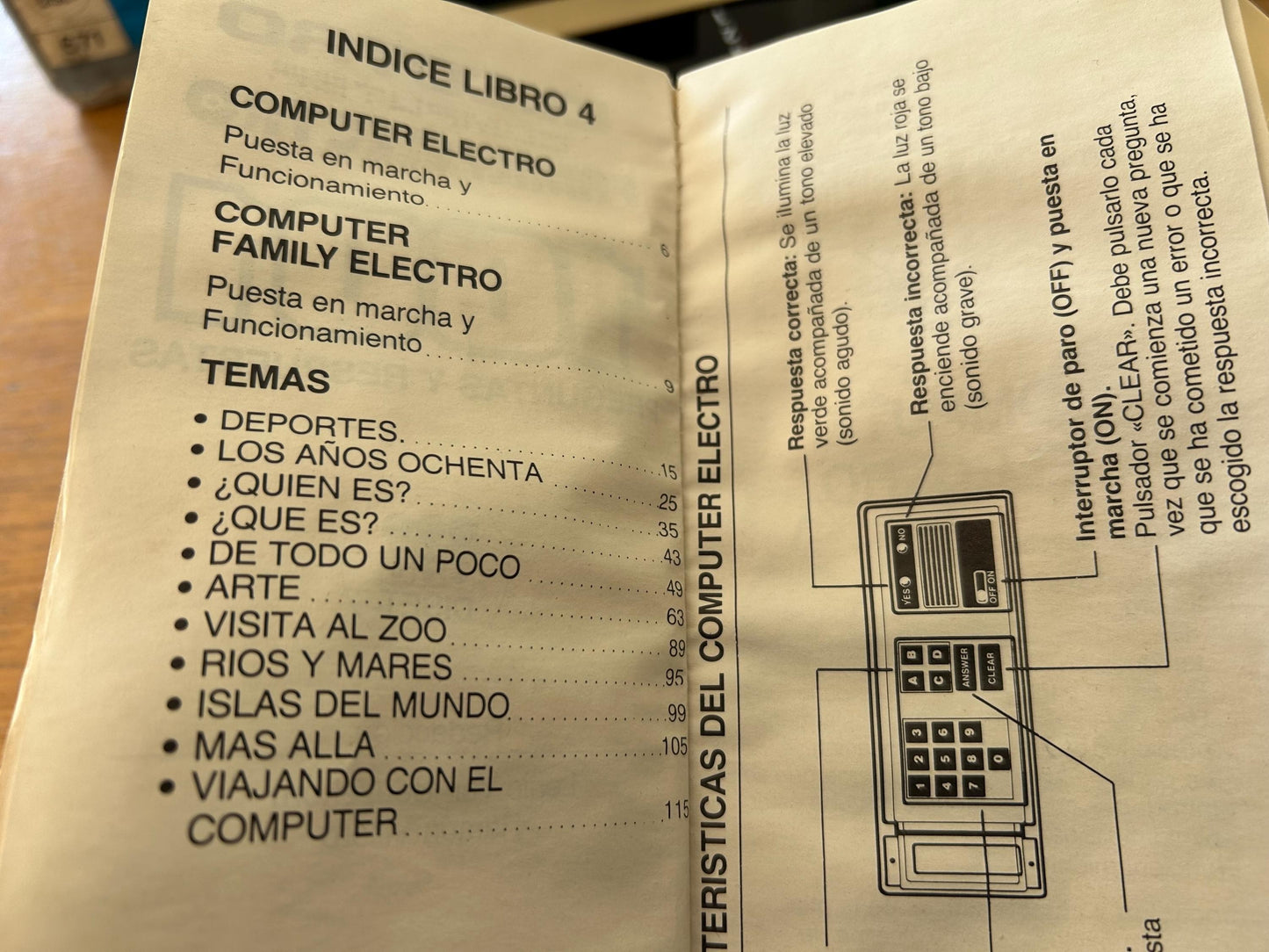 Coleco Family Quiz Game · Juego electrónico 1983
