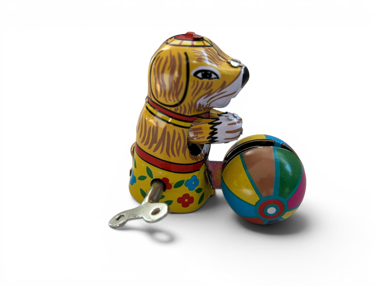 Perrito con pelota · Hojalata a cuerda