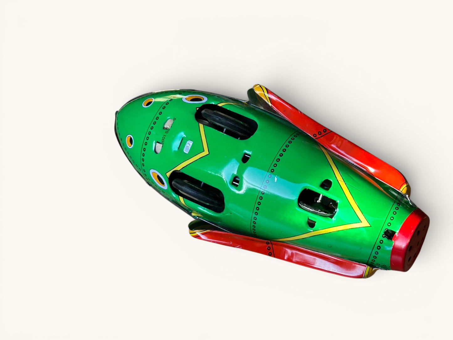 Rocket Racer · Cohete hojalata a fricción