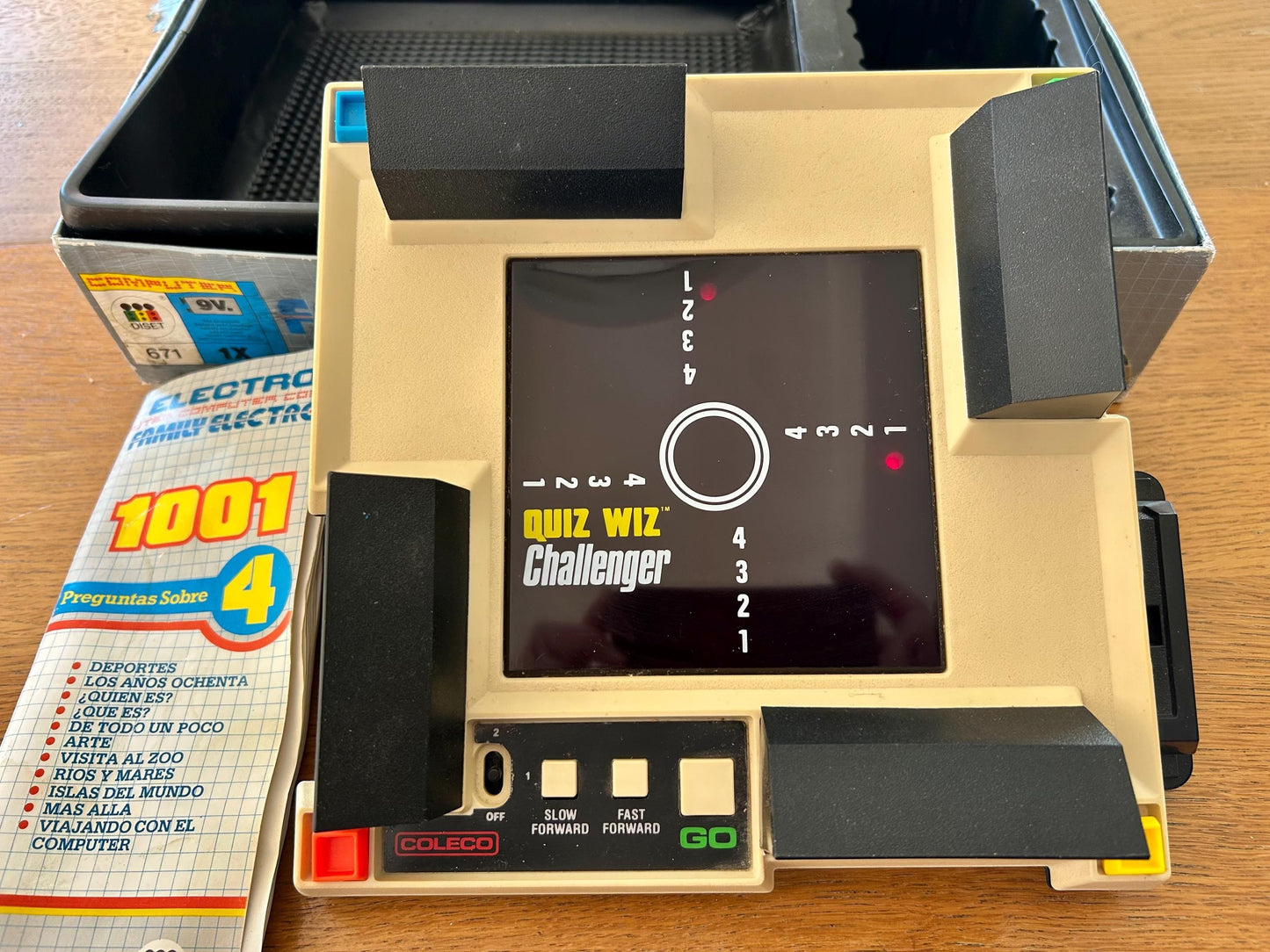 Coleco Family Quiz Game · Juego electrónico 1983